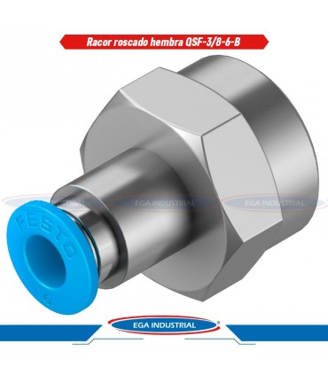 Racor Roscado Hembra Qsf B Festo