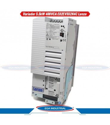 Variador 5.5kW 400VCA E82EV552K4C LENZE