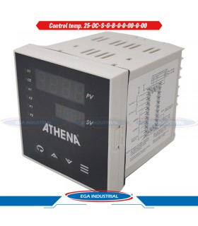 Control de temperatura 25-DC-S-G-B-0-0-00-0-00 ATHENA CONTROLS