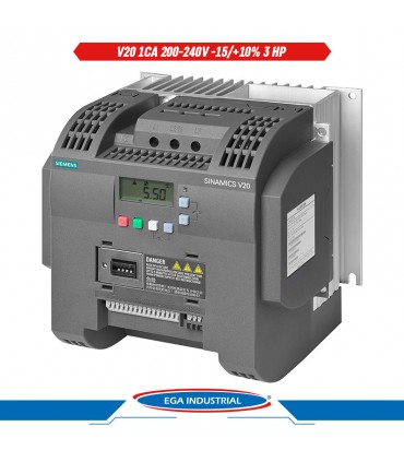 Variador 4HP 220V 6SL3210-5BB23-0UV0 SIEMENS
