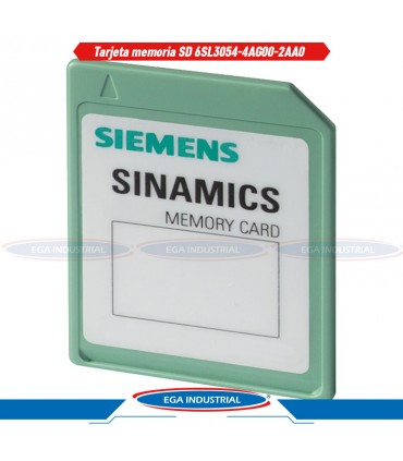 Tarjeta memoria SD 6SL3054-4AG00-2AA0 SIEMENS
