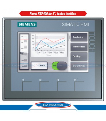 Panel táctil 6AV2123-2DB03-0AX0 SIEMENS