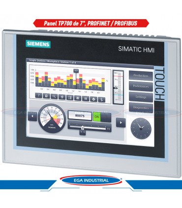 Panel táctil 6AV2124-0GC01-0AX0 SIEMENS