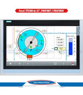 Panel táctil 6AV2124-0XC02-0AX1 SIEMENS