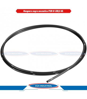 Manguera negra neumática PUN-H-3X0,5-BL, 197389 FESTO