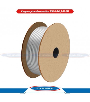 Manguera plateada neumática PUN-H-3X0,5-SI-500, 558270 FESTO