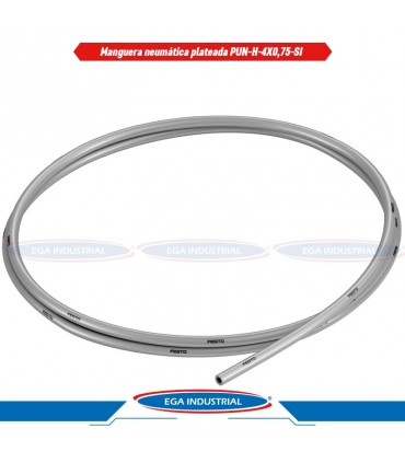 Manguera neumática plateada PUN-H-4X0,75-SI, 558278 FESTO