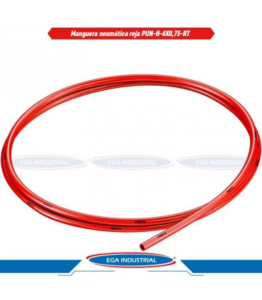 Manguera neumática roja PUN-H-4X0,75-RT, 558285 FESTO