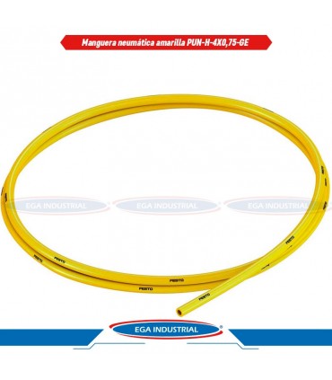 Manguera neumática amarilla PUN-H-4X0,75-GE, 558299 FESTO