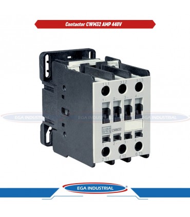Contactor 3P, 32A, 440VCA CWM32-00-30V42 10045455 WEG