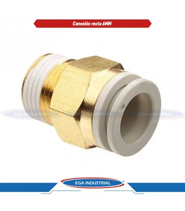 Conexión recta 6MM KQ2H0602AS SMC