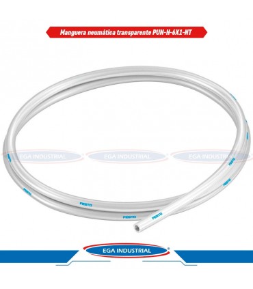Manguera neumática transparente PUN-H-6X1-NT, 197377 FESTO