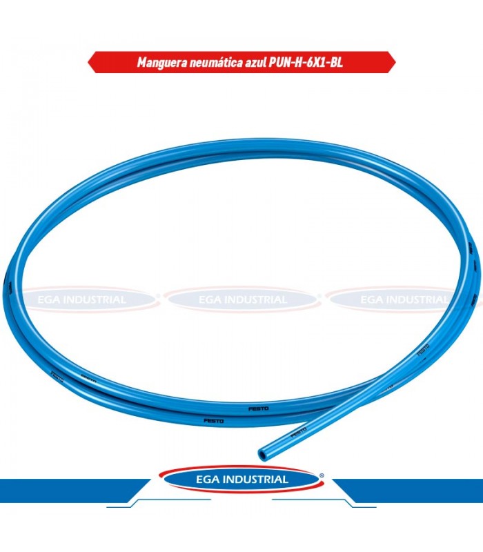 Manguera neumática azul PUN-H-6X1-BL, 197384 FESTO