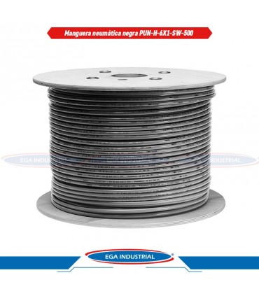Manguera neumática negra PUN-H-6X1-SW-500, 558251 FESTO
