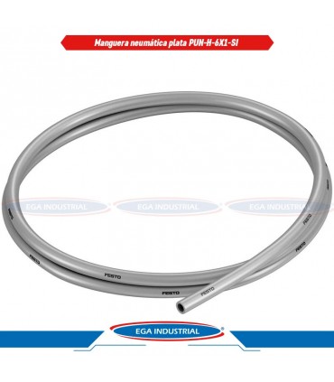 Manguera neumática plata PUN-H-6X1-SI, 558279 FESTO