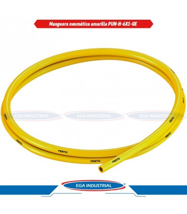 Manguera neumática amarilla PUN-H-6X1-GE, 558300 FESTO