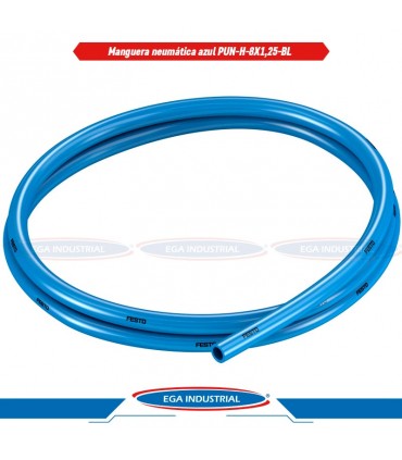 Manguera neumática azul PUN-H-8X1,25-BL / 197385 FESTO