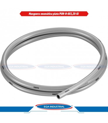 Manguera neumática plata PUN-H-8X1,25-SI / 558280 FESTO