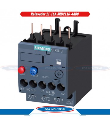 Relevador para protección 11-16A 3RU2116-4AB0 SIEMENS