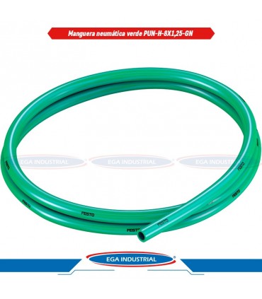 Manguera neumática verde PUN-H-8X1,25-GN / 558294 FESTO