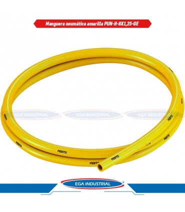 Manguera neumática amarilla PUN-H-8X1,25-GE / 558301 FESTO