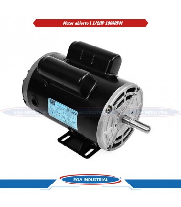 Motor monofásico abierto N00158OS1P56 WEG