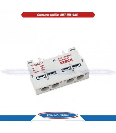 Contacto auxiliar frontal SS2AE11 STECK