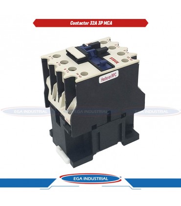 Contactor 3P, 32A, 380VCA S-C132A10 STECK