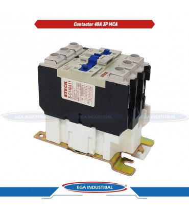 Contactor 3P, 40A, 220VCA S-C140A11 STECK
