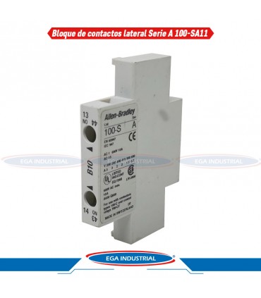 Bloque de contactos lateral Serie A 100-SA11 ALLEN BRADLEY