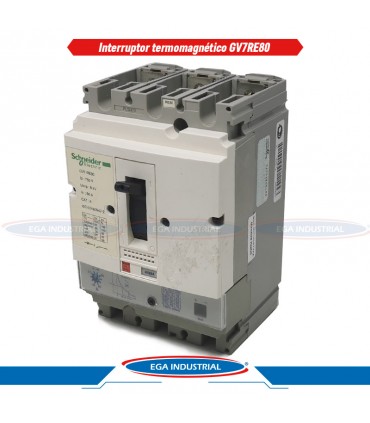 Interruptor termomagnético GV7RE80 Schneider