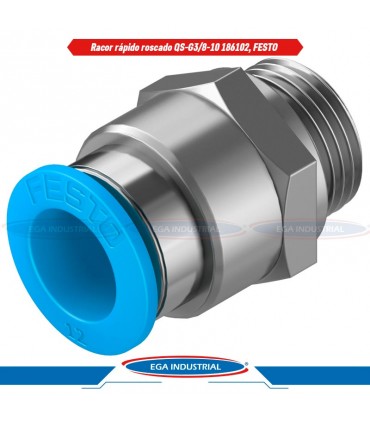 Racor rápido roscado QS-G3/8-12 186103, FESTO