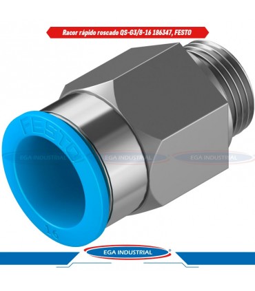 Racor rápido roscado QS-G3/8-16 186347, FESTO