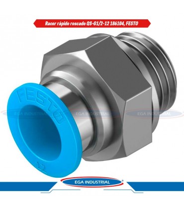 Racor rápido roscado QS-G1/2-12 186104, FESTO