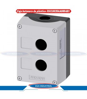 Caja botonera de plástico 3SU18020AA000AB1 SIEMENS