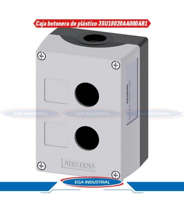 Caja botonera de plástico 3SU18020AA000AB1 SIEMENS