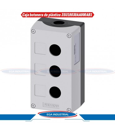 Caja botonera de plástico 3SU18030AA000AB1 SIEMENS