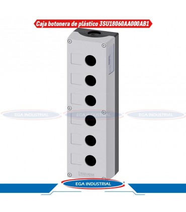 Caja botonera de plástico 3SU18060AA000AB1 SIEMENS