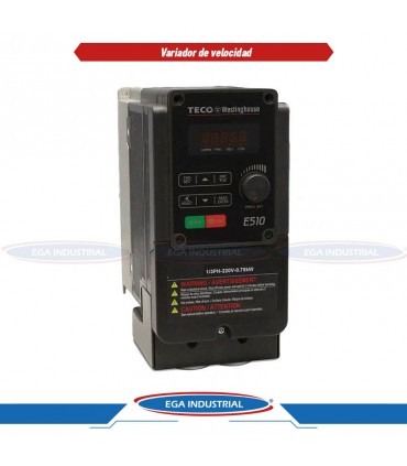 Variador de velocidad E510-402-H3-U TECO WESTINGHOUSE