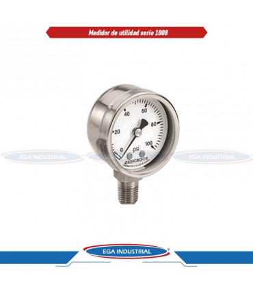 Manómetro acero inoxidable 631008SL02L30 ASHCROFT