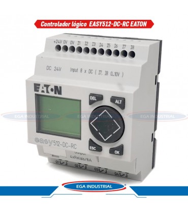Controlador lógico programable EASY512-DC-RC EATON