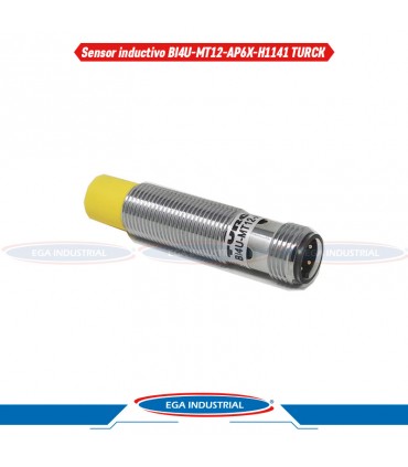 Sensor inductivo BI4U-MT12-AP6X-H1141 |1634809 TURCK