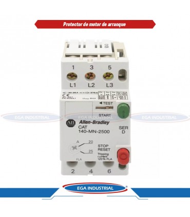 Guardamotor 20-25 A 140-MN-2500 ALLEN BRADLEY