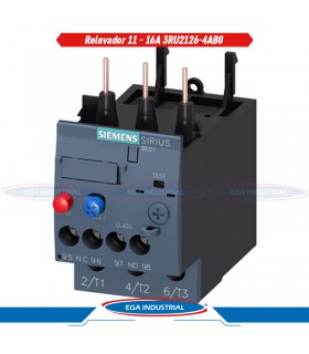 Relevador para protección 11-16A 3RU2126-4AB0 SIEMENS