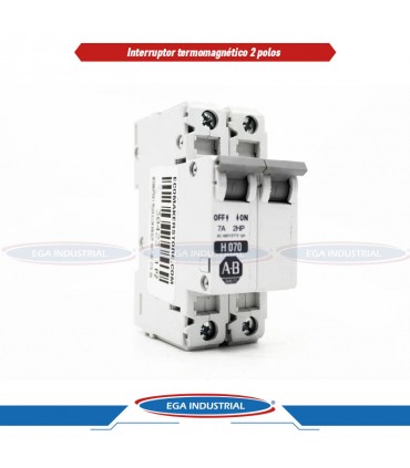 Interruptor termomagnético 2P 50A 1492CB2 ALLEN BRADLEY