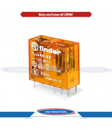 Mini relé para circuito impreso y enchufable 405281200000 FINDER