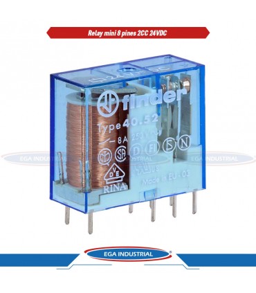 Mini relé para circuito impreso y enchufable 405290240000 FINDER