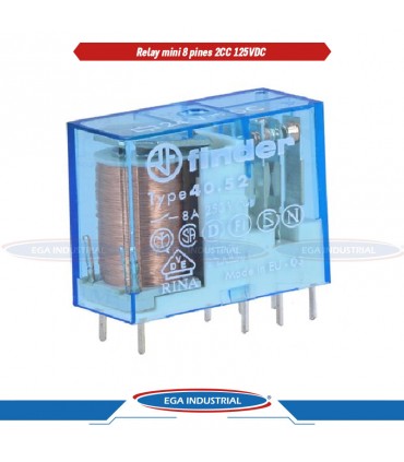 Mini relé para circuito impreso y enchufable 405291250000 FINDER