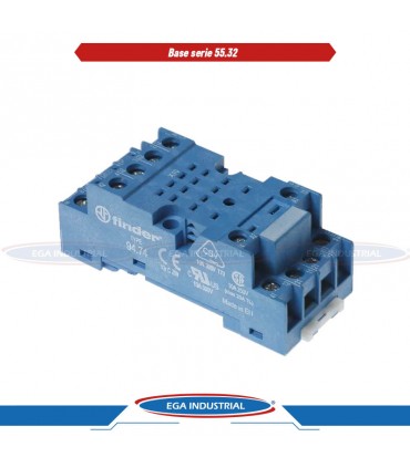 Zócalo con bornes a pletina 9474SMA FIDNER