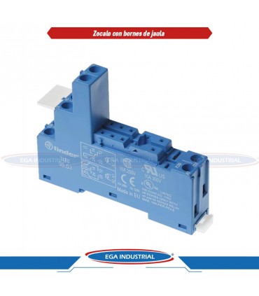 Zócalo con bornes de jaula 9503SPA FINDER